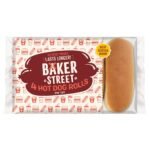 BAKERS CO HOTDOG ROLL 4S