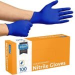 BLUE MEDIU GLOVES 100 CL