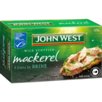 JW MACKEREL FILLET 125G